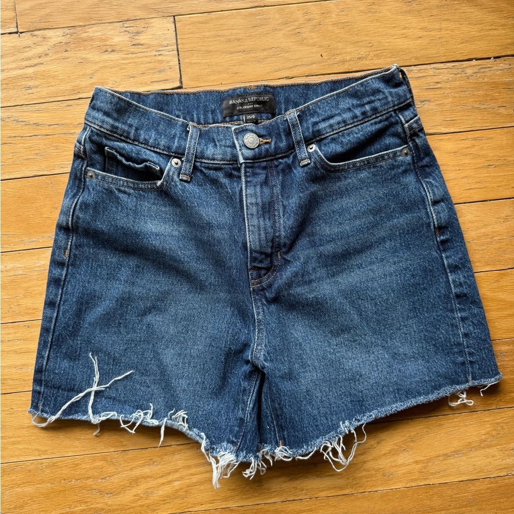 Banana Republic Dark Blue Jean Shorts
